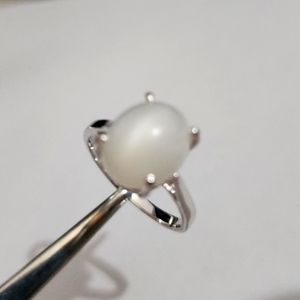925 Sterling Silver Moonstone Ring